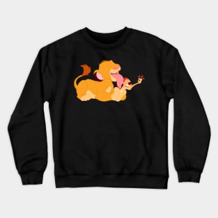 Licking Lion Crewneck Sweatshirt